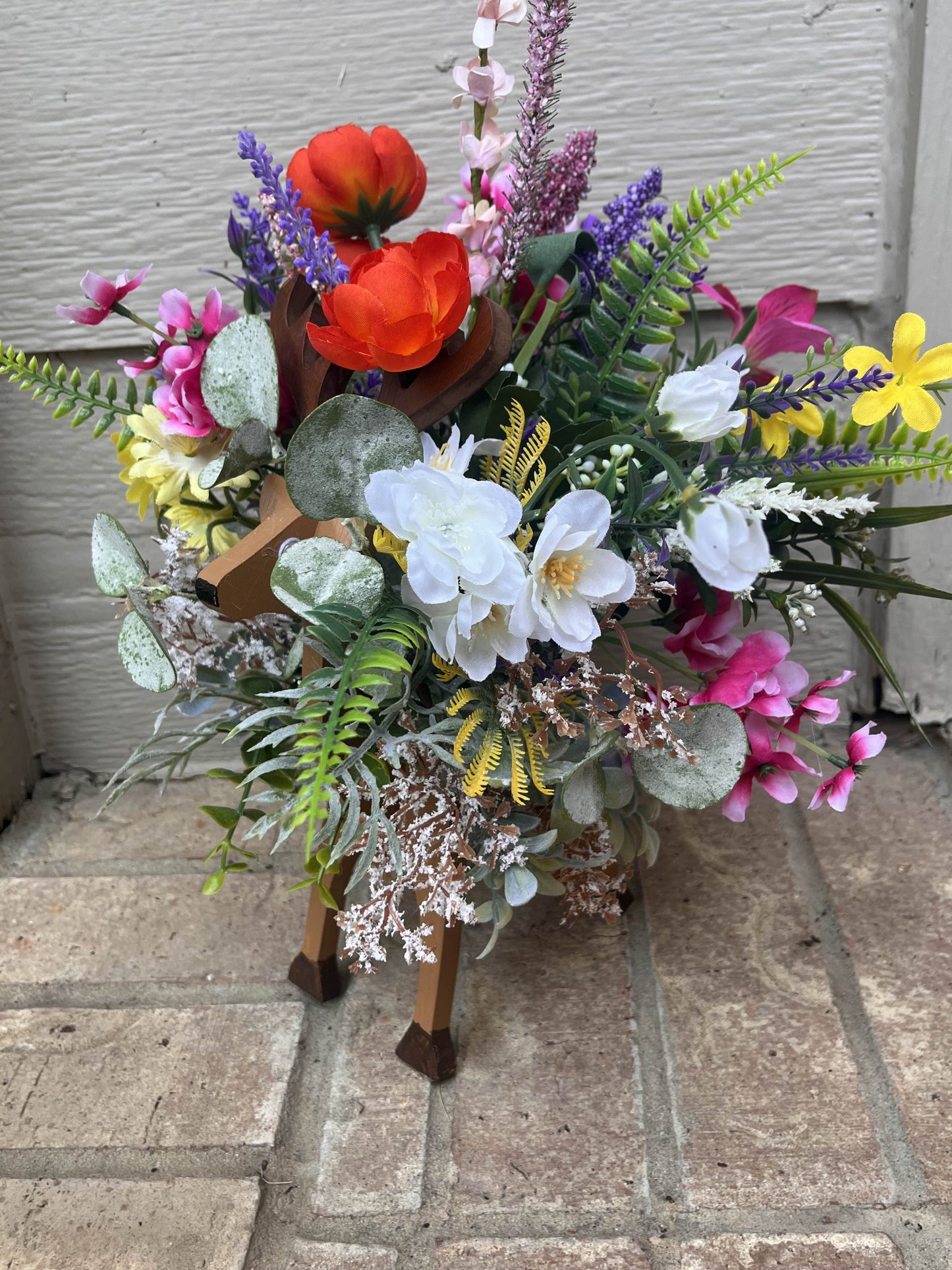 Small Floral Reindeer