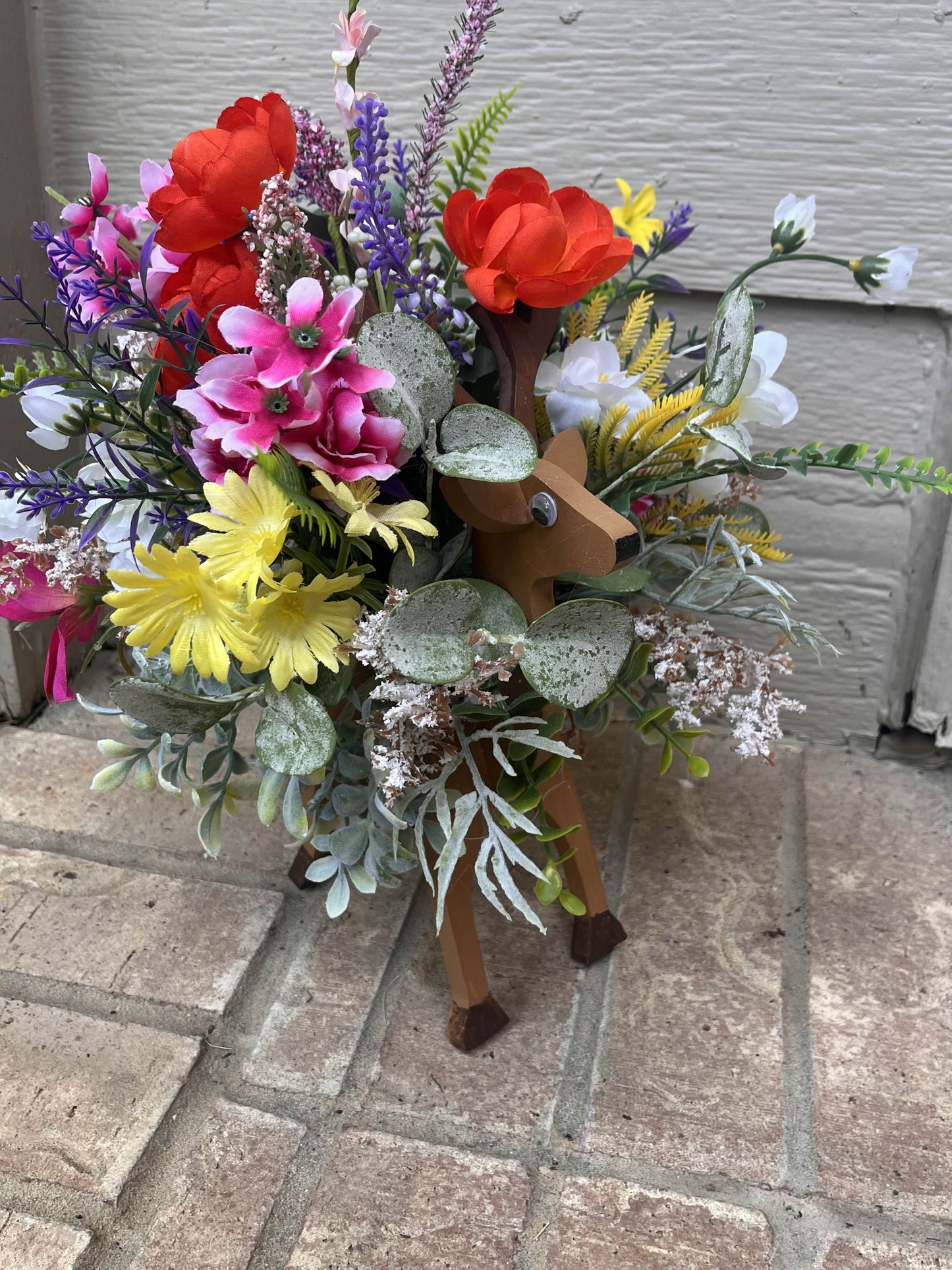 Small Floral Reindeer