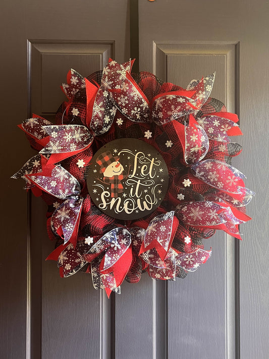 Let It Snow Wreath